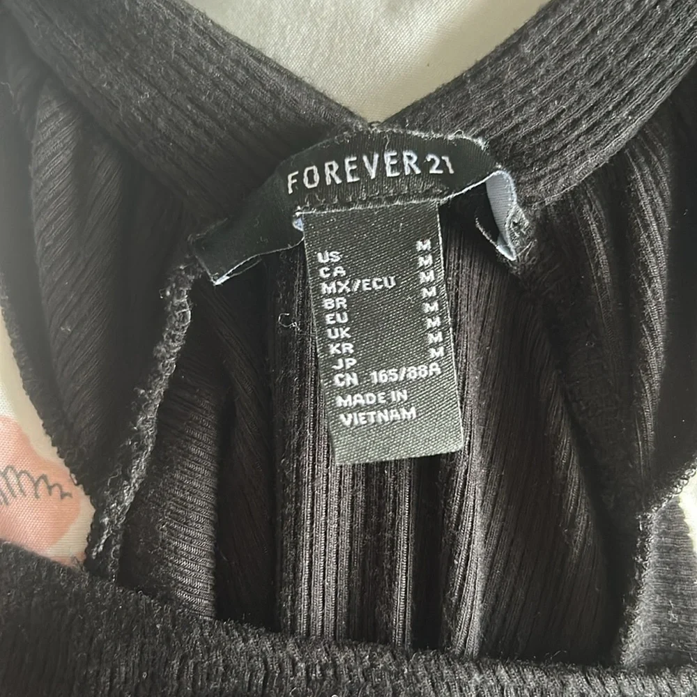 Forever 21 Ruffle Tank Bodysuit - Medium - Picture 4 of 5